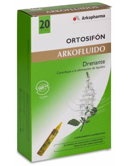 Arkofluido Ortosifon 20 Amp Bio Arkopharma  Depura y Cuida