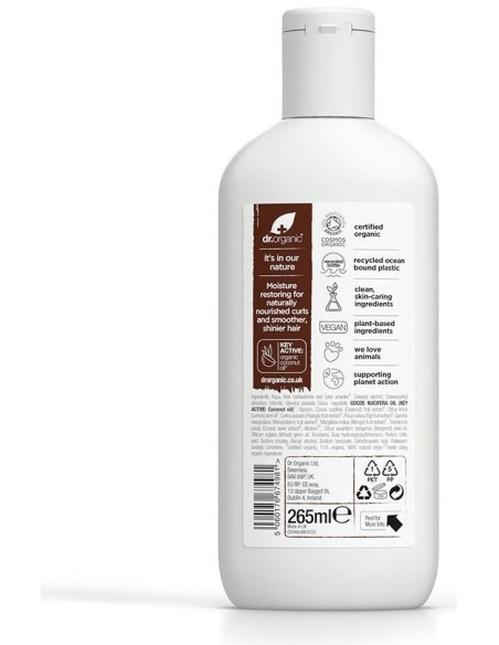 Acondicionador Orgánico Aceite de Coco Dr. Organic 265 ml