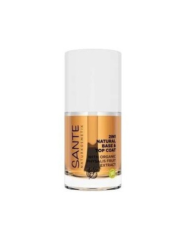 Base Y Esmalte De Uñas 2 En1 Natural 10 Mililitros Sante Naturkosmetik
