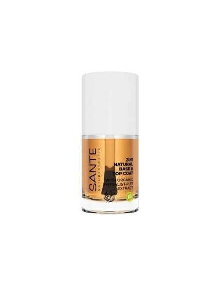 Base Y Esmalte De Uñas 2 En1 Natural 10 Mililitros Sante Naturkosmetik