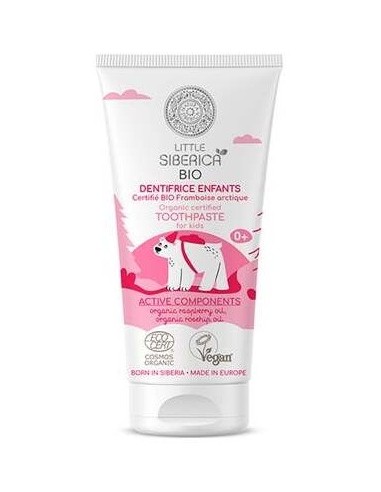 Little Siberica Dentifrico Frambuesa Niños 60G Eco Natura Siberica