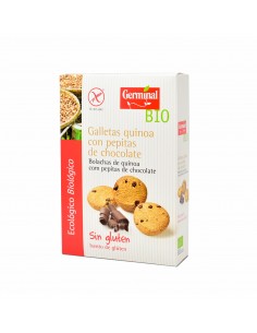 Galletas S/Gluten Quinoa Pepitas Choco Bio 250 G De Germinal