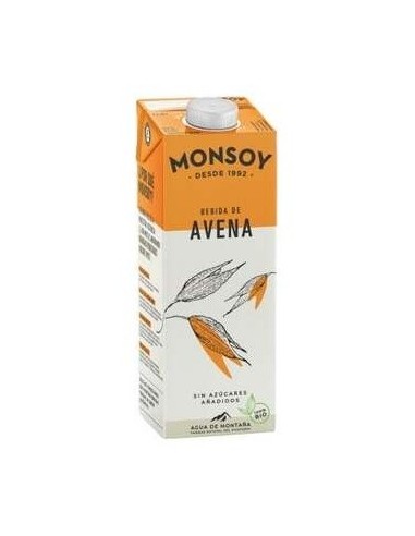 Bebida De Avena Bio 1 L de Monsoy