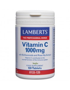 Vitamina C Con Bioflavonoides 120 Tabletas 1000 Mg De Lamberts