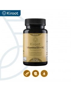 Vitamina D3+K2 120 Perlas De Kiroot
