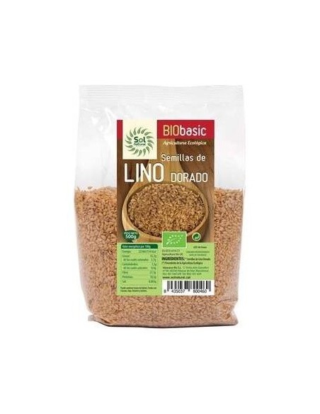 Semillas De Lino Dorado Bio 500 Gramos  Sol Natural