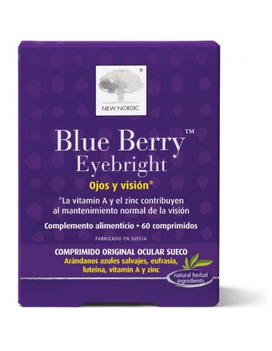 Blue Berry Eyebright Ojos Y Vision 60 Comp De New Nordic