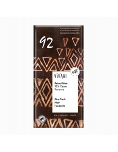 Chocolate Negro 92% Panama Azuc Coco Bio 80 G De Vivani
