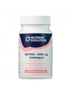 Biotina 1000 Mcg 30 Comp De Nutrinat E