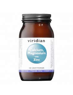 Calcio Magnesio Zinc Con Vitamina C Polvo 100 G De Viridian