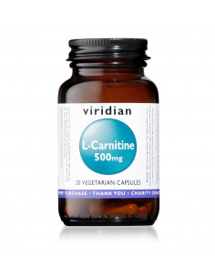 L Carnitina 500 Mg 30 Vcaps De Viridian